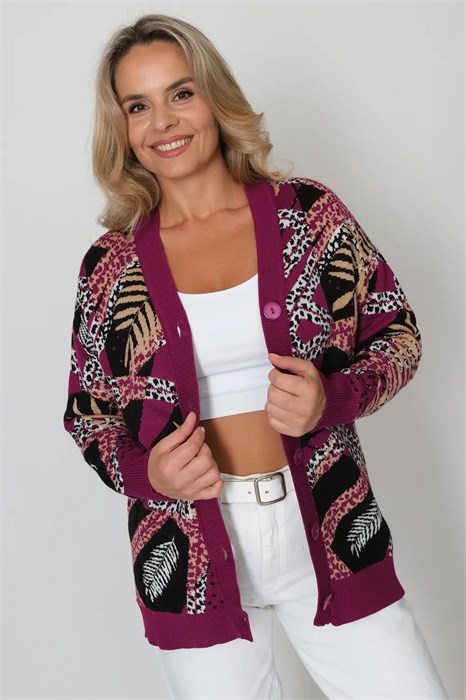 Жакет Злата Стиль В 1879/ягодный микс