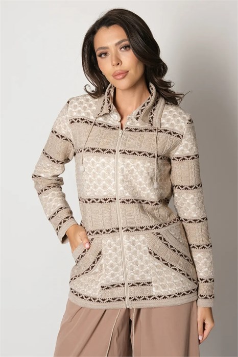 Жакет Злата Стиль 5-1632 в/мол-шоколад