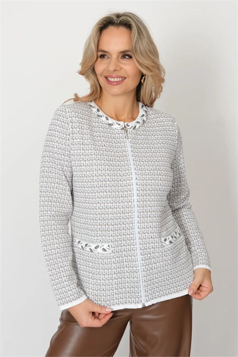 Жакет Текстильная Мануфактура Д 2427/белый - фото 442958