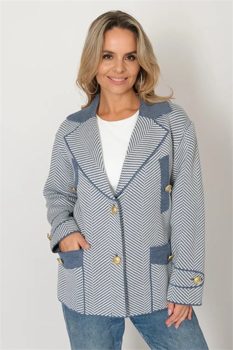 Жакет Злата Стиль М 3328/джинс