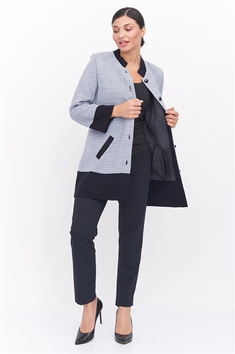 Жакет Текстильная Мануфактура Д 2973/сине-голубой