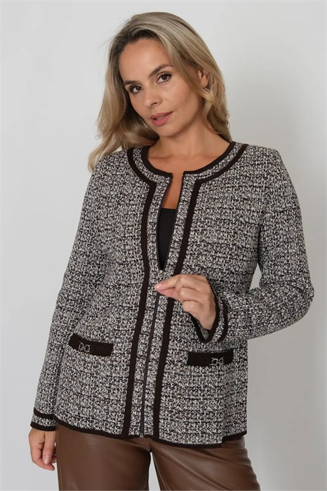 Жакет Д2874/1 шоколад Д2874/1 шоколад - фото 443268