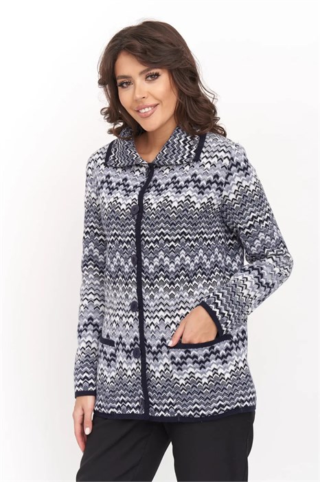 Жакет С 1518/джинсовый микс С 1518/джинсовый микс - фото 443363