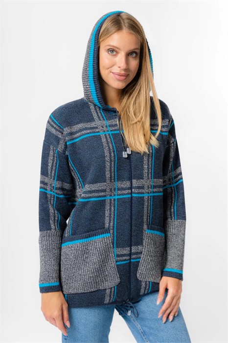 Жакет 1-655 к/джинс-бирюза 1-655 к/джинс-бирюза - фото 443478