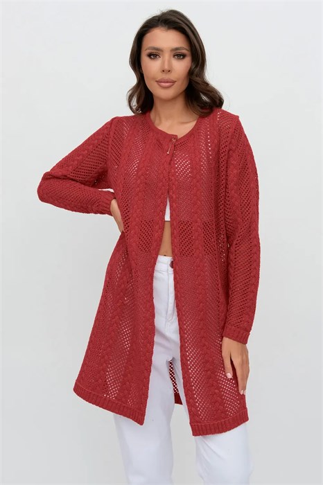 Кардиган Злата Стиль 351801/красный