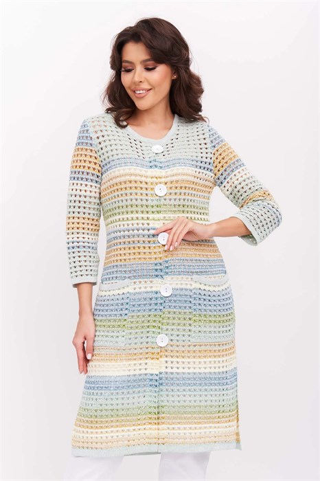 Кардиган Злата Стиль Н 725*/оливка