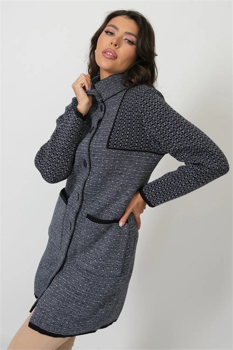 Кардиган Злата С 2064/джинсовый микс