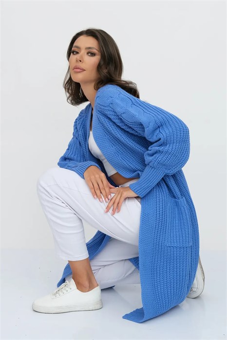 Кардиган Текстильная Мануфактура Д 3084/индиго