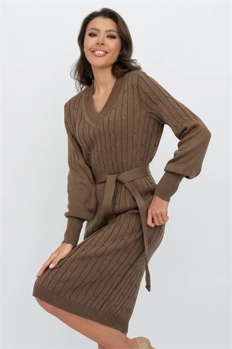 Платье М 2991/кофе М 2991/кофе - фото 443989