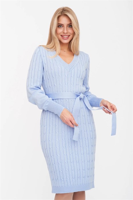 Платье М 2991/голубой М 2991/голубой - фото 444002