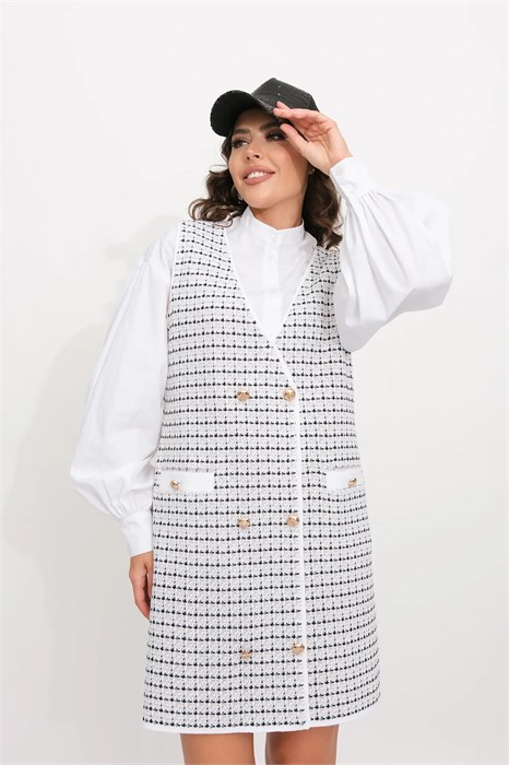 Платье Текстильная Мануфактура Д 3484/белый