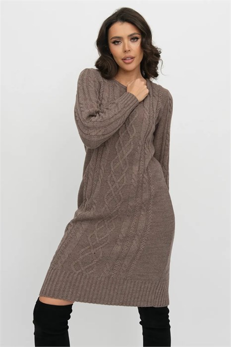 Платье Злата Стиль С 1931/кофе