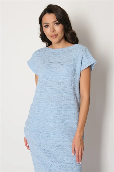 Джемпер Злата Стиль И 020/голубой