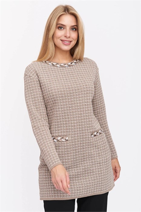 Джемпер Текстильная Мануфактура Д 2403/кофе