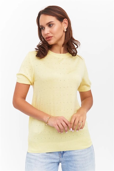 Джемпер Текстильная Мануфактура Д 3078/желтый