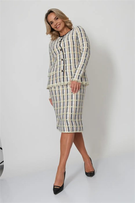 Костюм Злата Стиль М 2715/бежевый