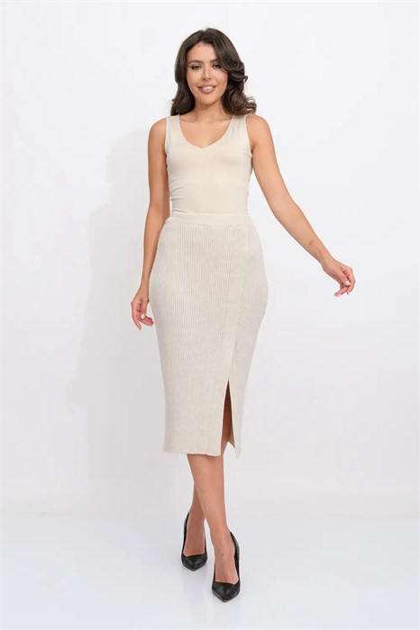 Юбка Злата Стиль И 002/бежевый