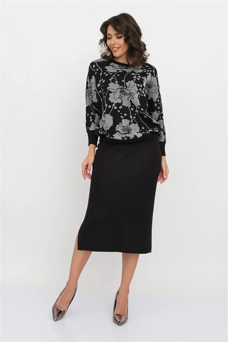 Юбка Текстильная Мануфактура Д 3523/черный