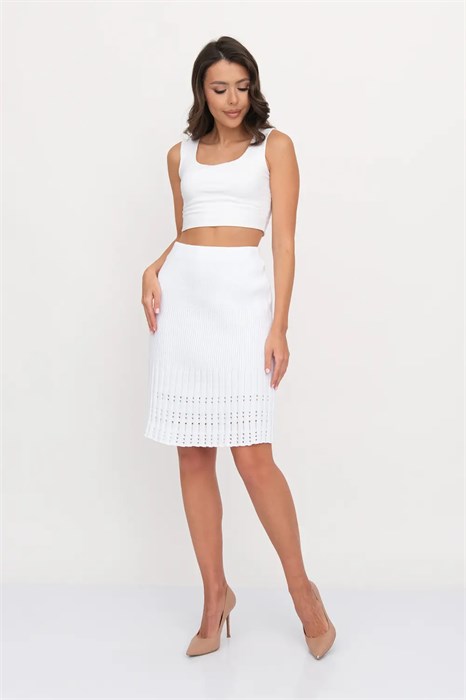 Юбка Злата Стиль И 014/белый