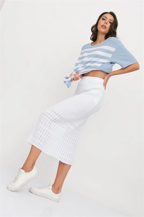 Юбка Злата Стиль И 017/белый