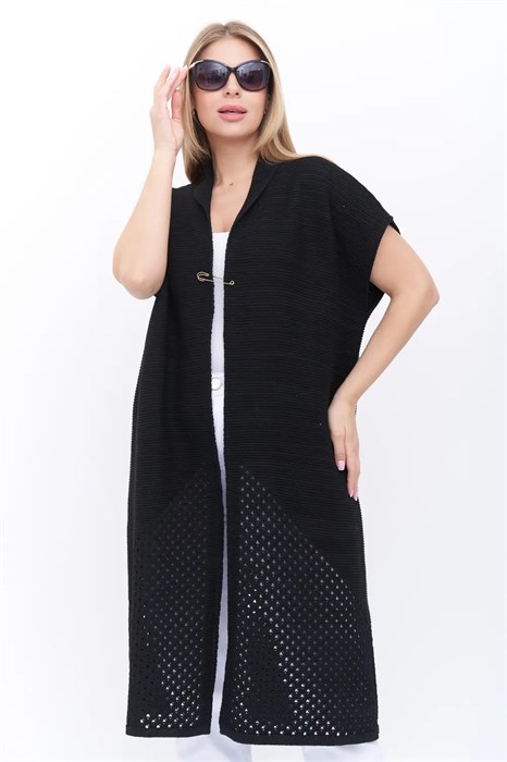 Жилет 351809/черный 351809/черный - фото 445184