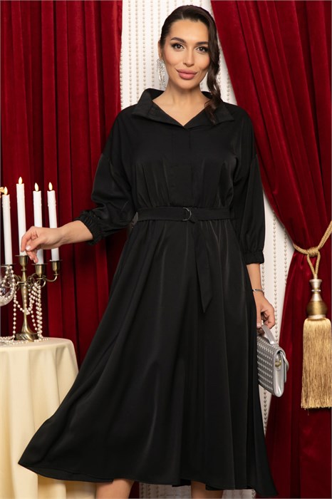 Платье Дамира (черное) П14713-16М П14713-16М - фото 445210