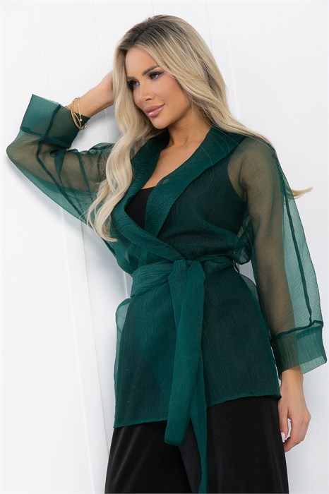 Жакет Случайная встреча (зеленый) Б13004-7М Б13004-7М - фото 445271