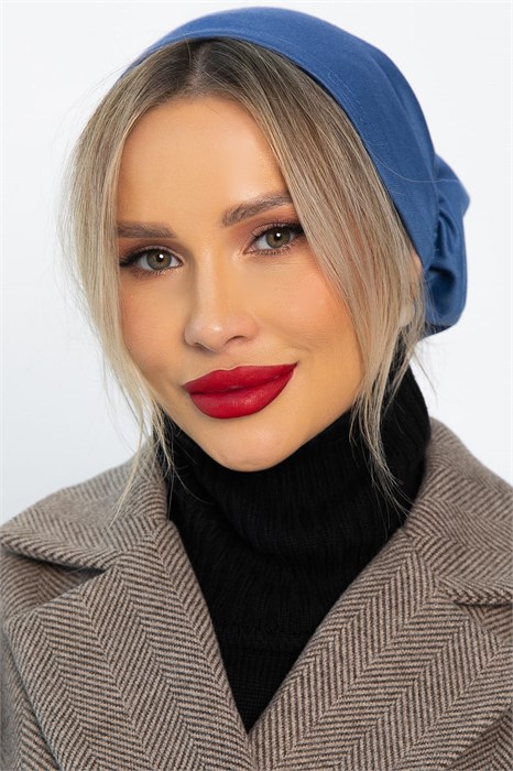 Чалма с резинкой (пепельно-синяя) ЧР3-23М ЧР3-23М - фото 445789