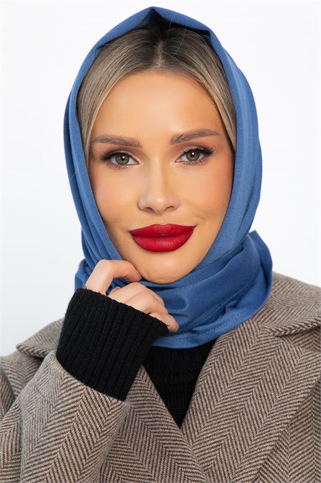 Косынка с отворотом (пепельно-синяя) КО21-23М КО21-23М - фото 445821