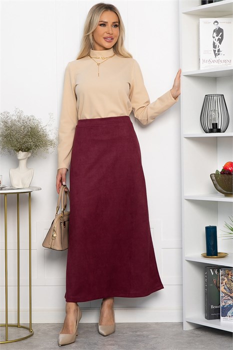 Юбка макси Алана (бордовая) Ю14254-6М Ю14254-6М