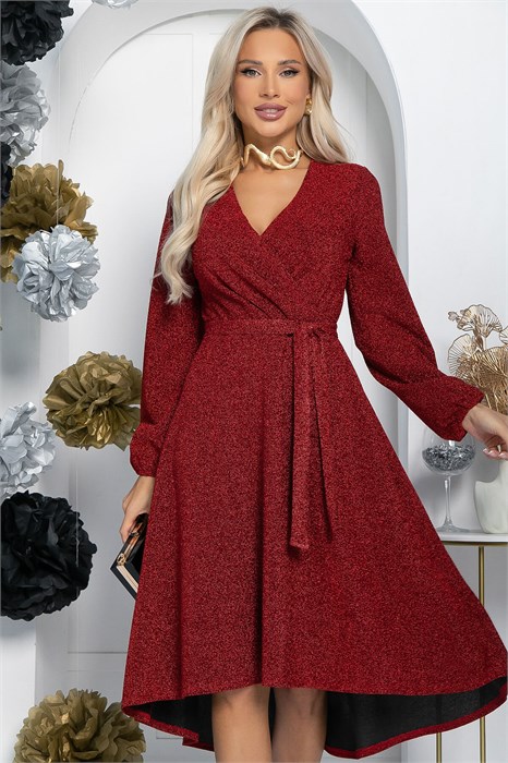 Платье праздничное Загадай желание (красное) П14468-49М П14468-49М