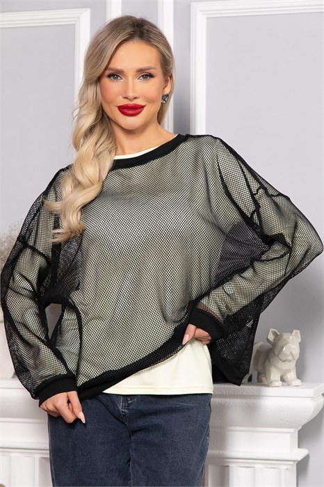 Свитшот Джокер (черно-лимонный) Б14711-5М Б14711-5М - фото 446149