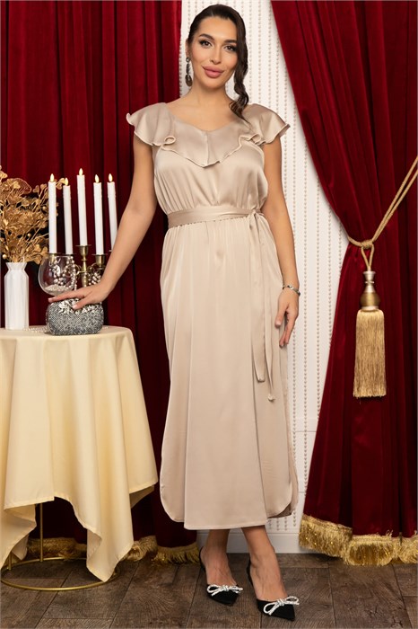 Платье Хелена (нежно-бежевое) П14691-4М П14691-4М - фото 446210