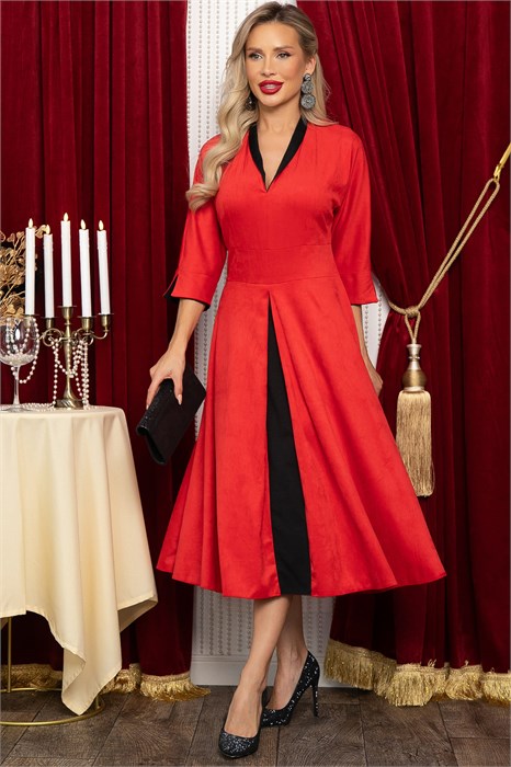 Платье вечернее Леди Удача (красное) П14653-18М П14653-18М - фото 446576