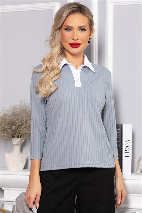 Поло Тренди НЬЮ (серое) Б14644-10М Б14644-10М - фото 446765