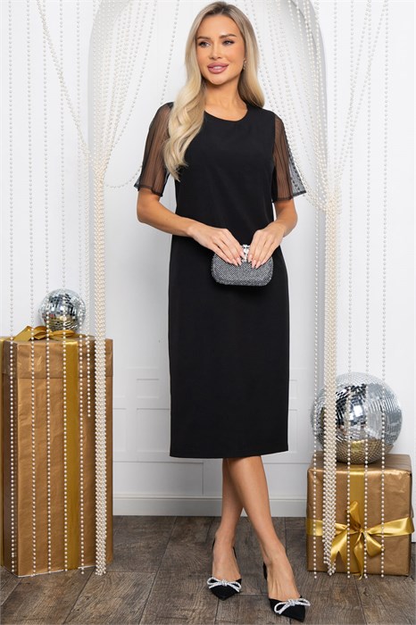 Платье Первое свидание (черное) П14638-25М П14638-25М