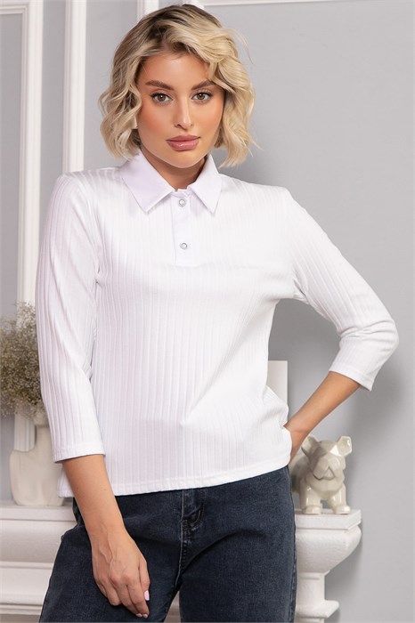 Поло Тренди НЬЮ (белое) Б14642-10М Б14642-10М - фото 446880