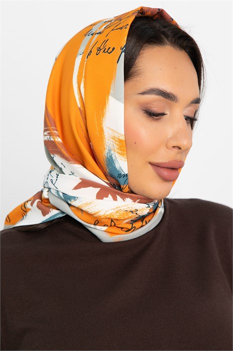 Косынка с подворотом (оранжевая пастель) КП26-23М КП26-23М