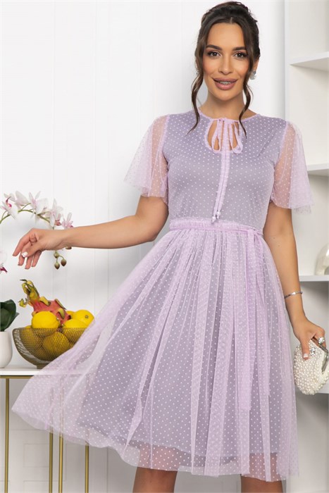 Платье У твоих ног (сиреневое) П13825-39М П13825-39М - фото 447374