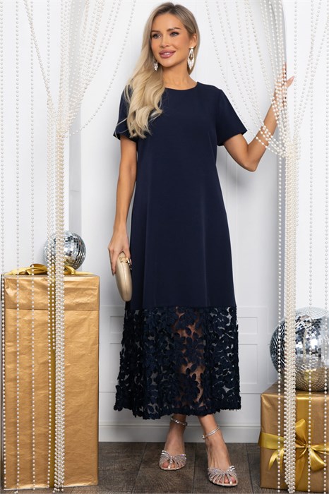 Платье Танита (синее) П14463-16М П14463-16М