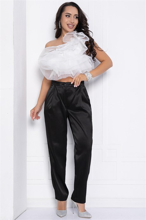 Брюки Бомонд (черные) Б11965 Б11965 - фото 447868