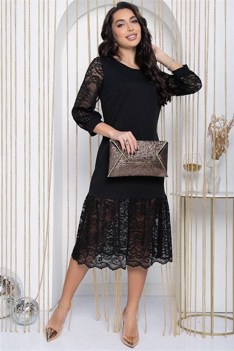 Платье Властилина (черное) П12089 П12089 - фото 448114