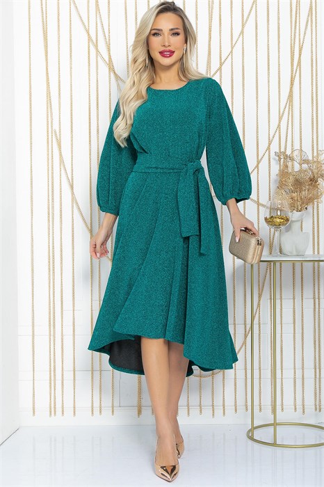 Платье Вечернее настроение (изумруд) П11743 П11743 - фото 448332