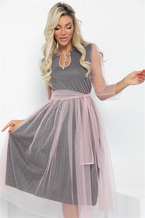 Платье Алиса (розовое) П11895 П11895 - фото 448480