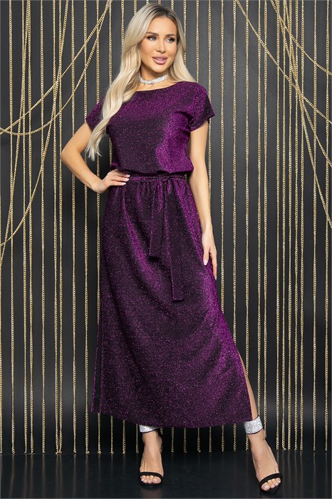 Платье Мэри (пурпурное) П12035 П12035 - фото 448595