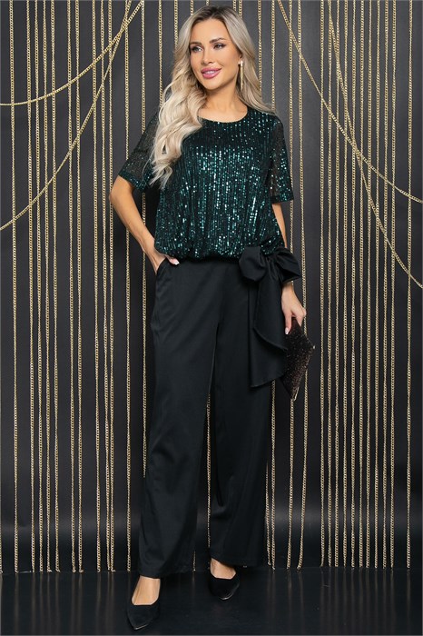 Костюм Первое впечатление (зеленый) К11833 К11833 - фото 448765