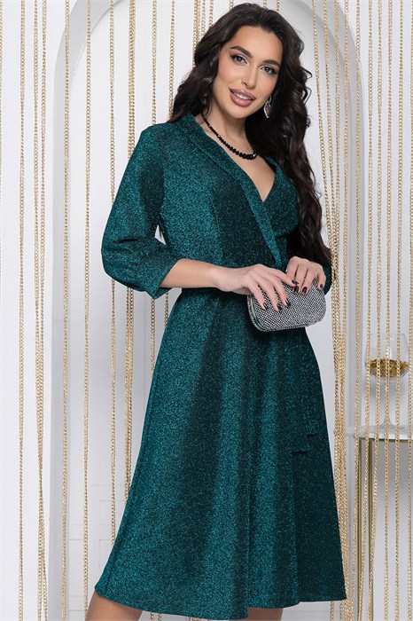 Платье Калимба (изумруд) П12122 П12122 - фото 448771