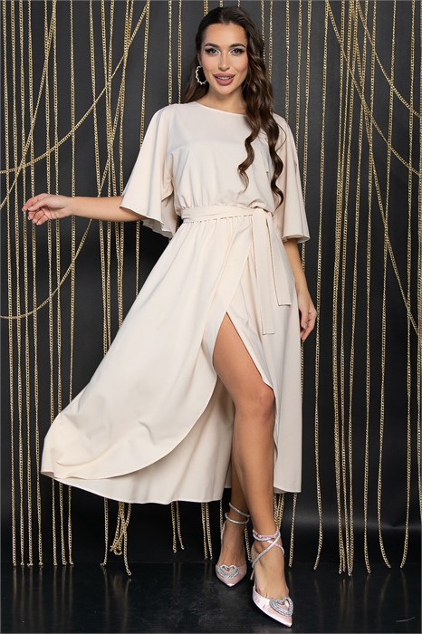 Платье Танго вдвоем (бежевое) П11769 П11769 - фото 448849
