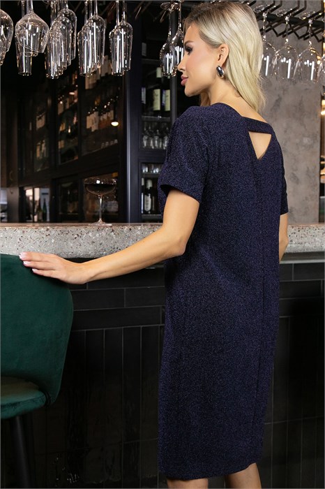 Платье Покоряя сердца (синее) П11560 П11560 - фото 448881