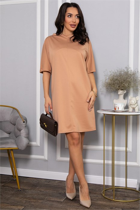 Платье трикотажное Ветта (бежевое) П14600-10М П14600-10М